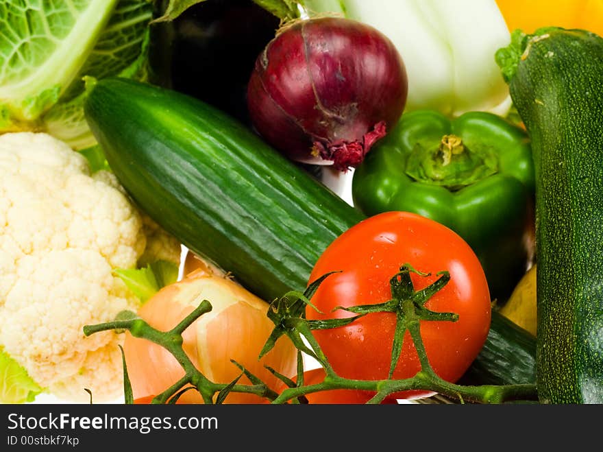 Close-up of fresh vegetables for backgrounds