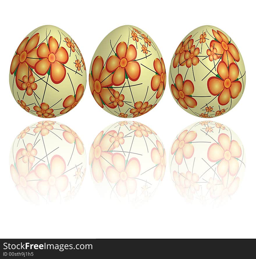 Floating Easter Eggs