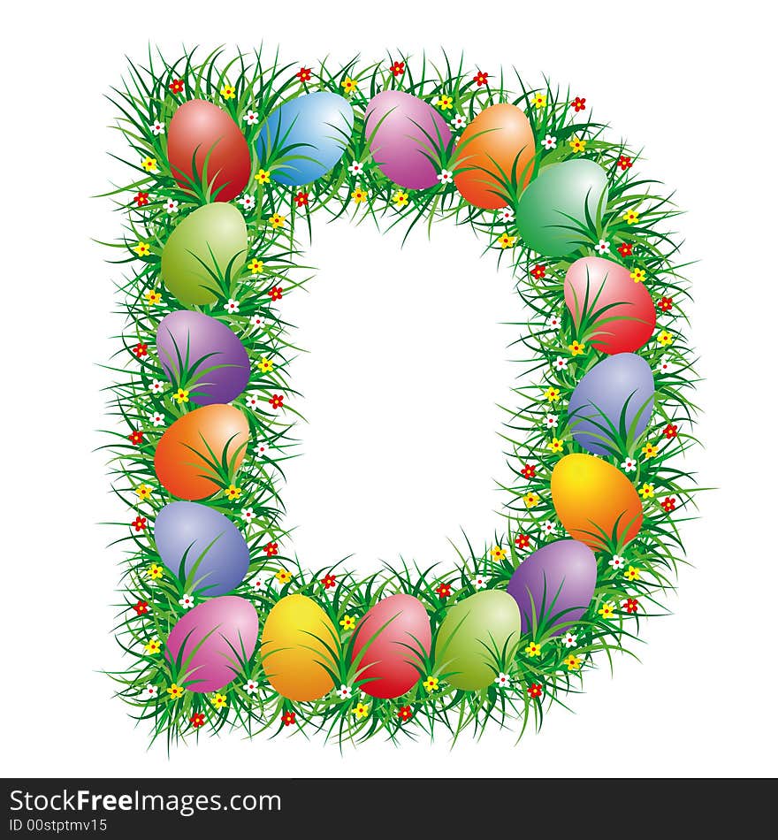 Easter letter D