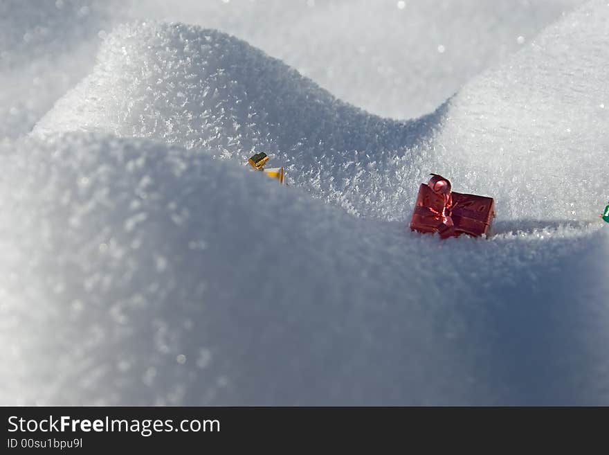 Present in the snow