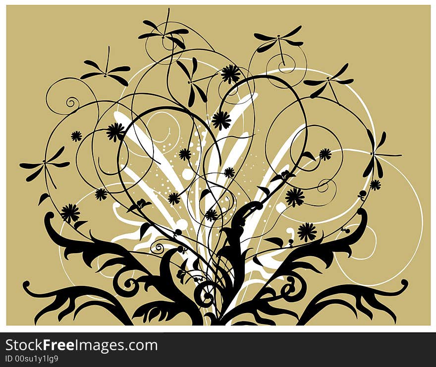 Floral Ornament: Vector