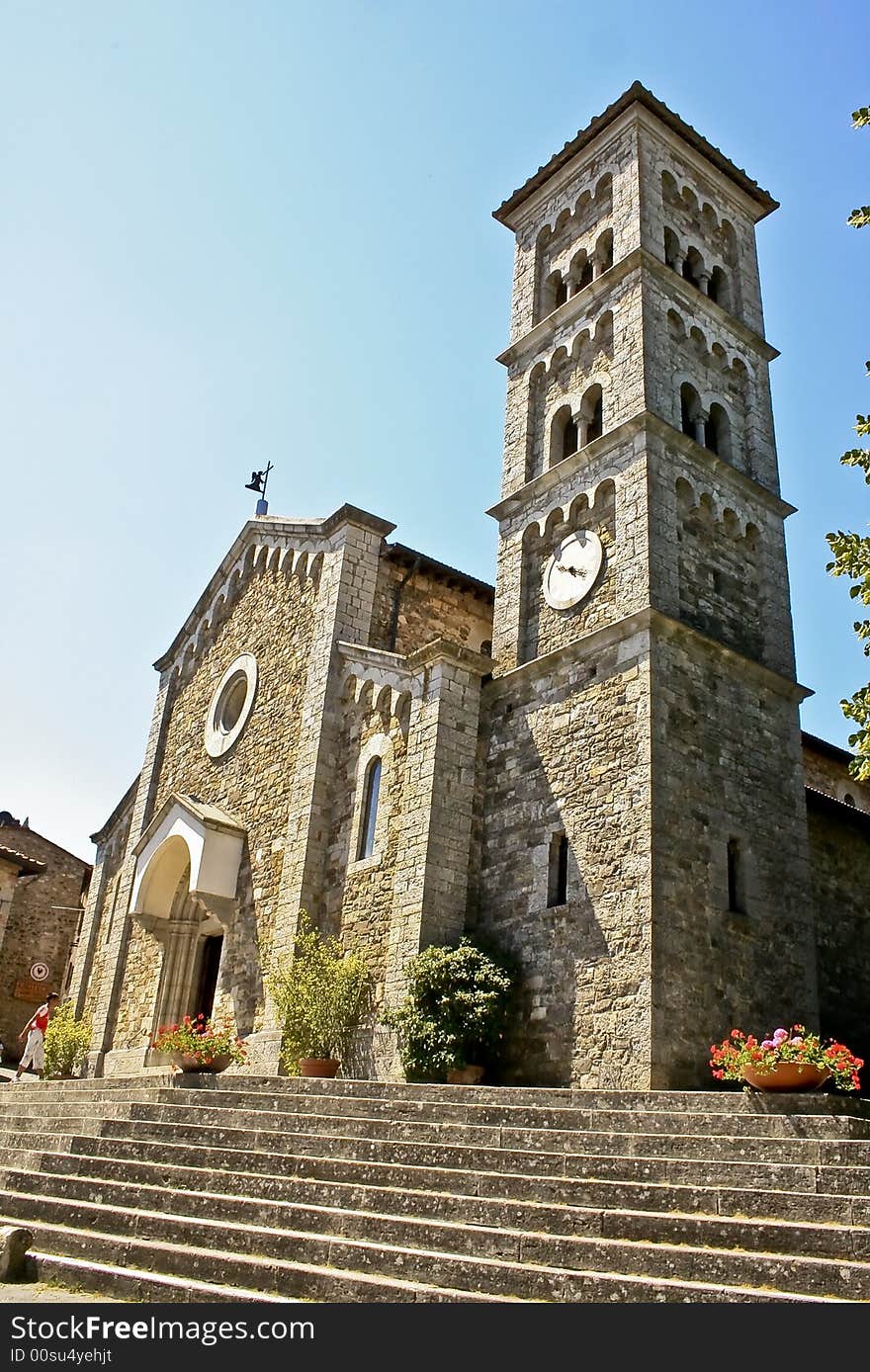 A Church Italy wideangle view