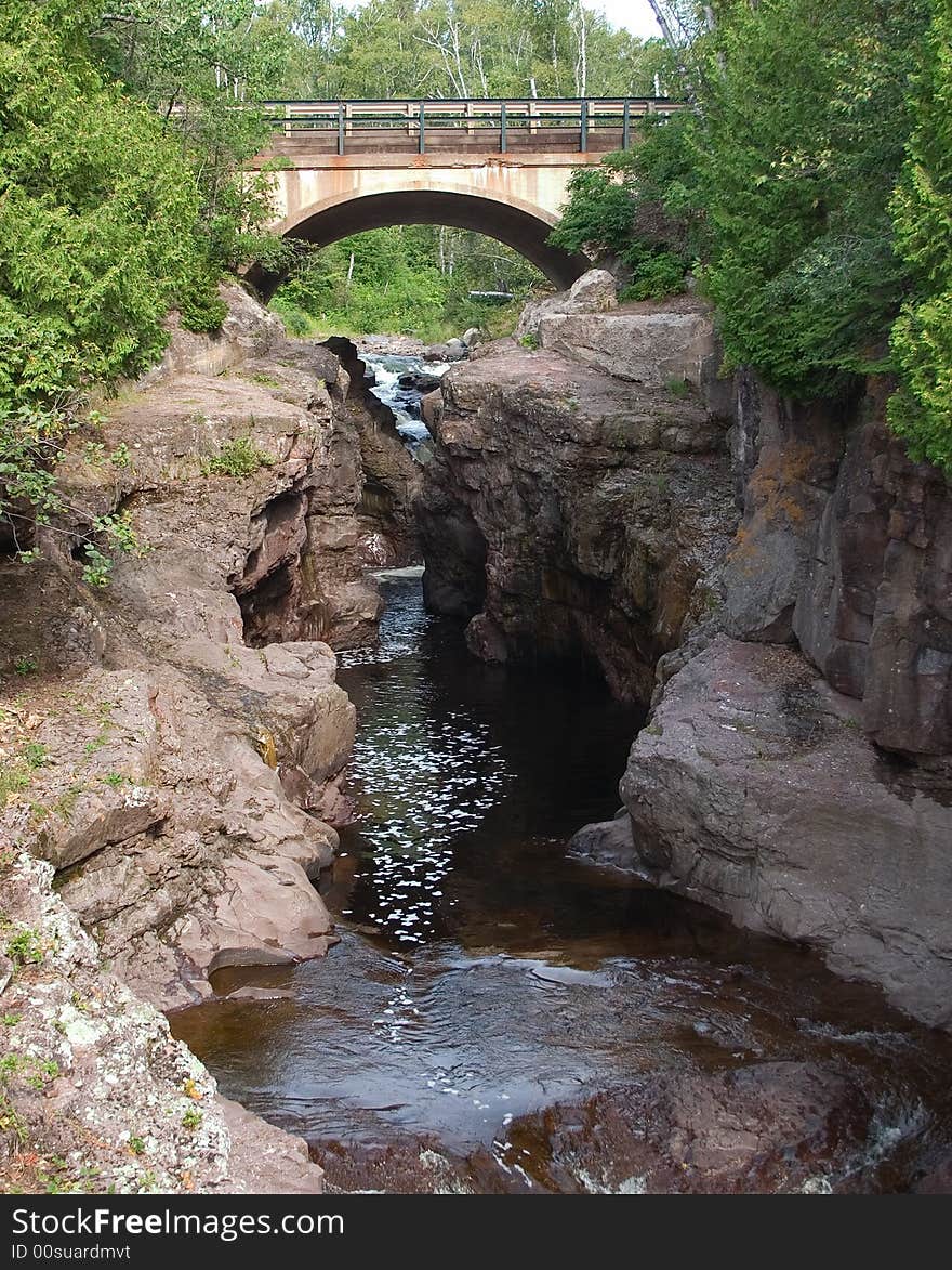 River Bridge in Summer