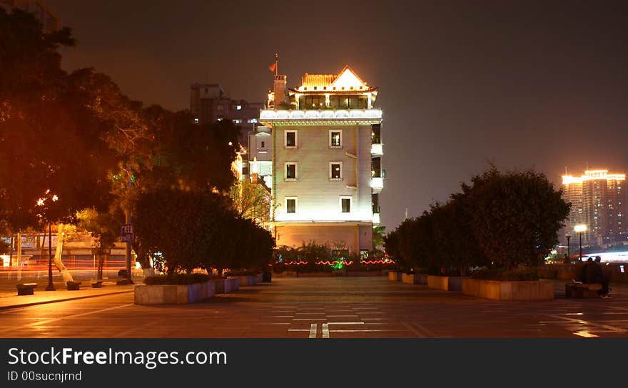 The old building in china