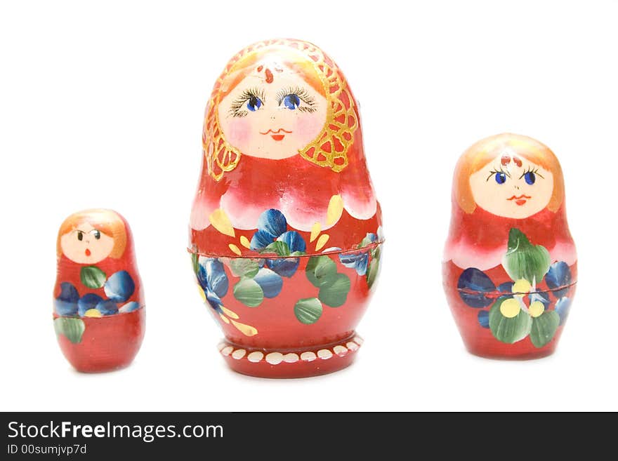 Russian three matreshka