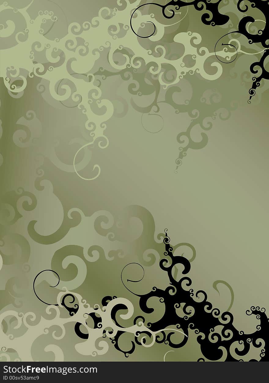 Abstract  background. A vector format is added. Suits well for a postcard or background