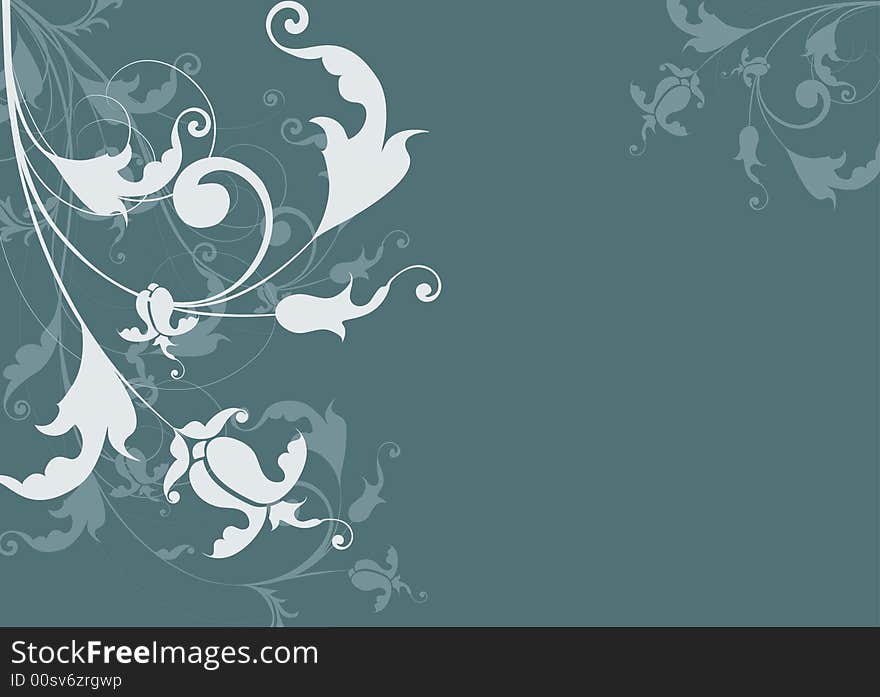 Abstract  background. A vector format is added. Suits well for a postcard or background