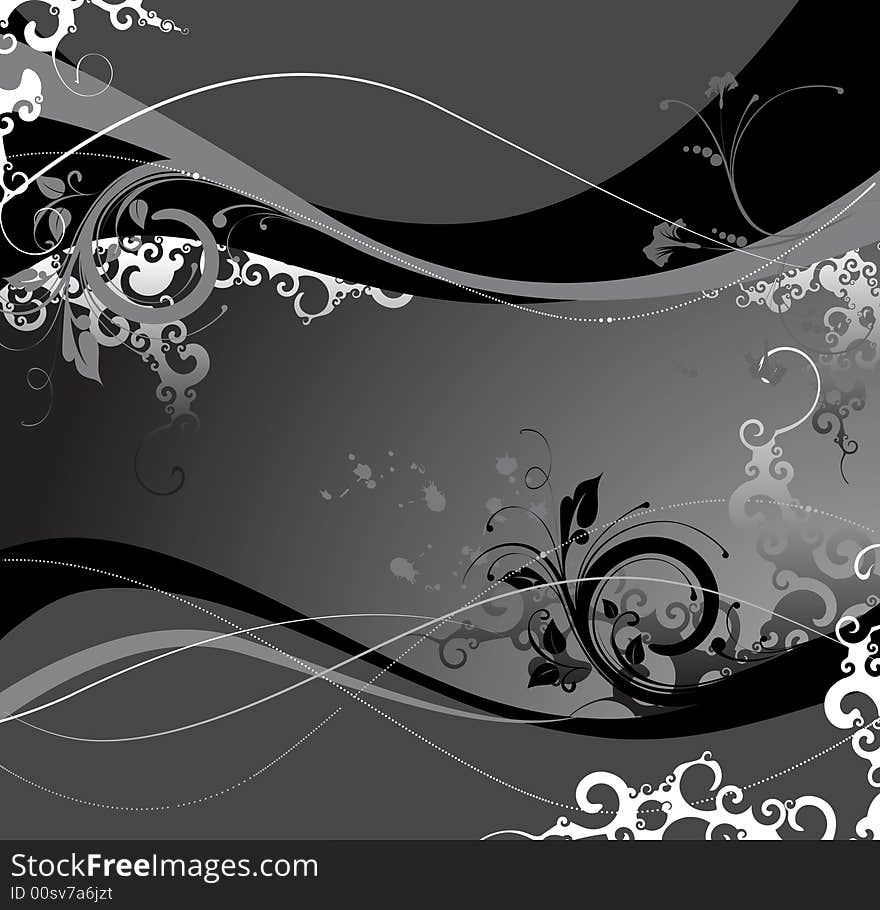 Abstract background. A vector format is added. Suits well for a postcard or background