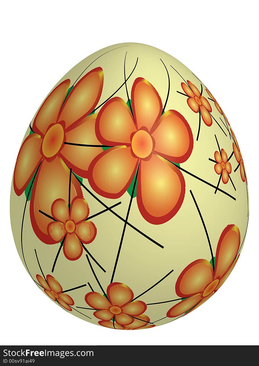 Decorated Easter Egg