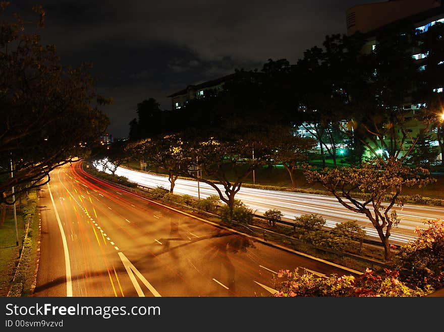 A view from express highway. A view from express highway