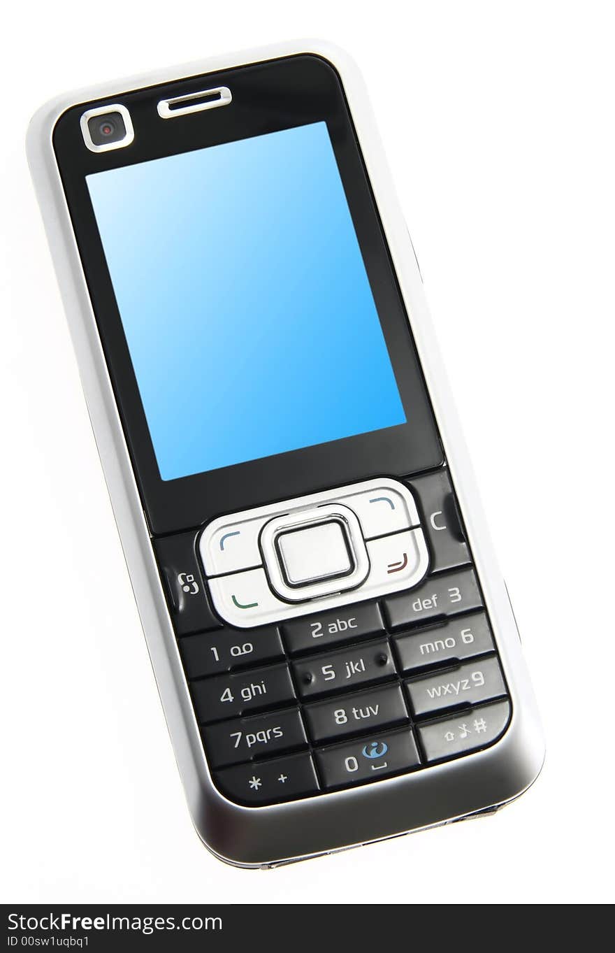 Perfectly isolated mobile phone on white background. This high resolution image was taken by 10 mp Canon camera with professional lens. Perfectly isolated mobile phone on white background. This high resolution image was taken by 10 mp Canon camera with professional lens.