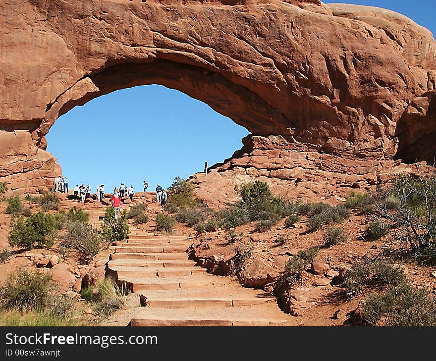 Window in Arches NP