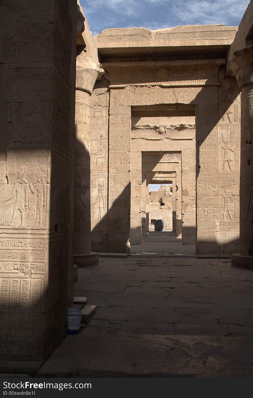 Ruins of the Temple of Kom Ombo, Egypt