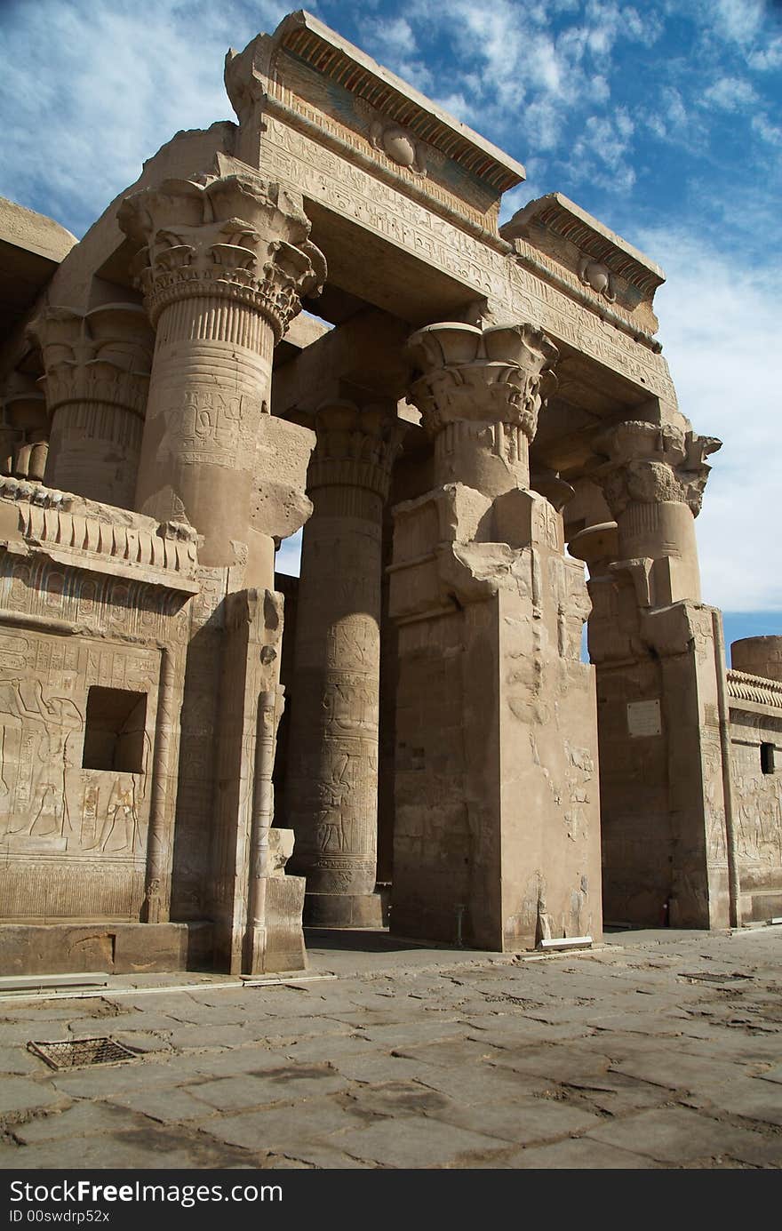 Ruins of the Temple of Kom Ombo, Egypt