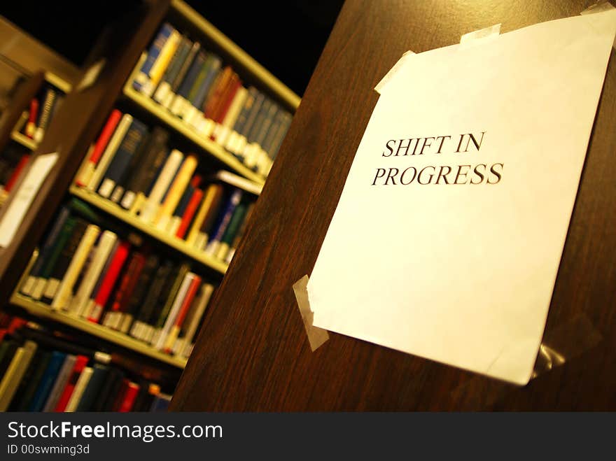 Book shelf in univresity library. Book shelf in univresity library