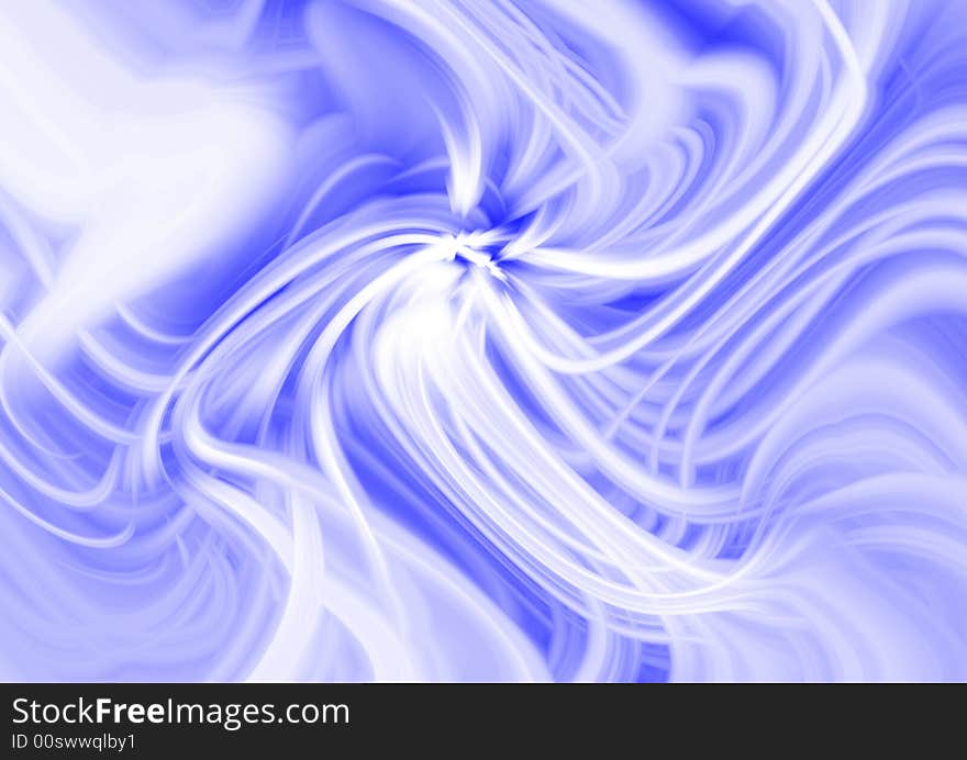 Abstract blue curled wallpaper illustration. Abstract blue curled wallpaper illustration