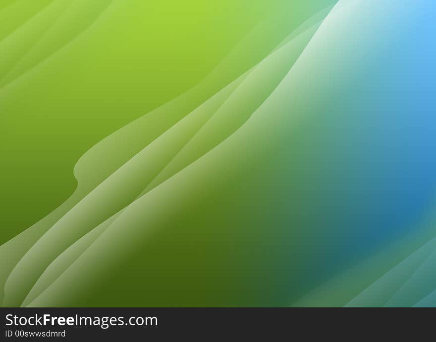 Abstract green and blue wallpaper background  illustration. Abstract green and blue wallpaper background  illustration