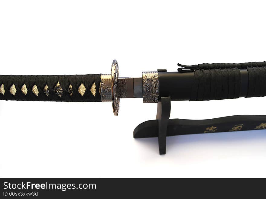 Hilt of a japanese katana