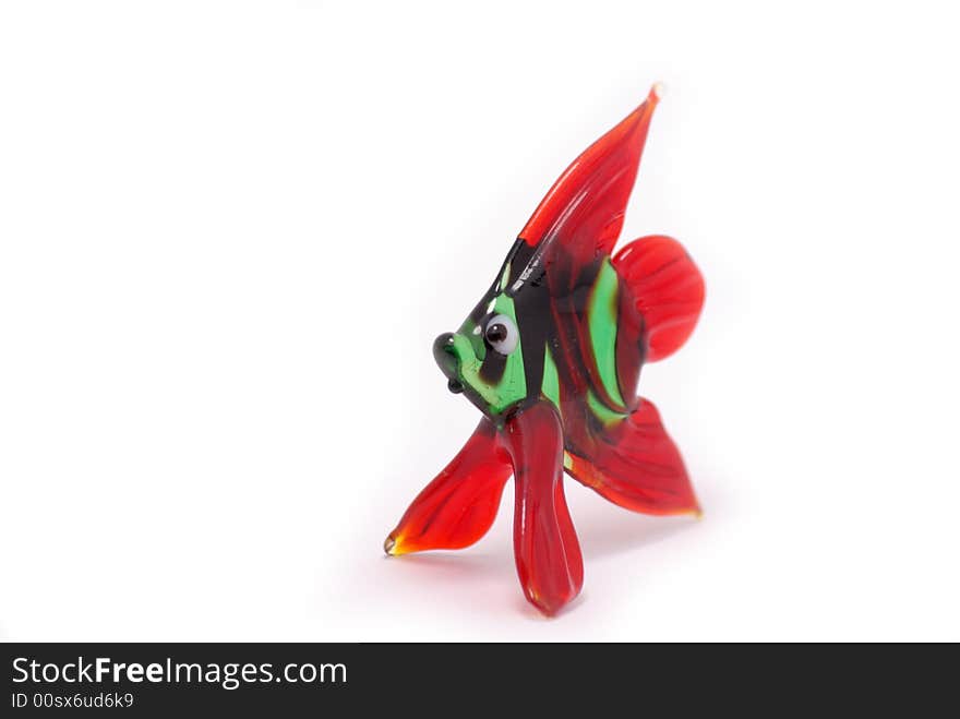 Little red green fish