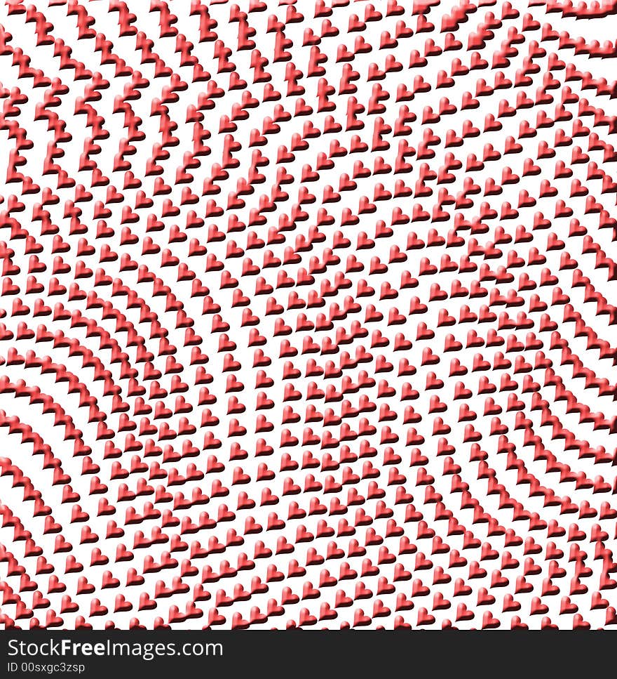 Waves of hearts