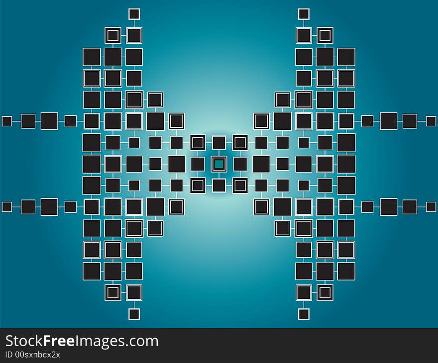 Abstract vector squares background- eps file available