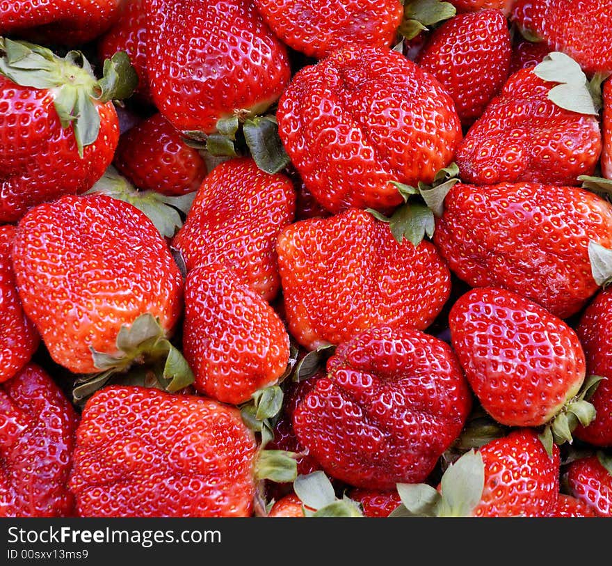 Background of fresh red stawberries,big group. Background of fresh red stawberries,big group