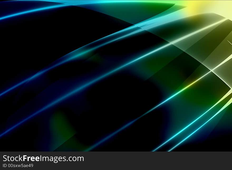 Colorful background with blue strips