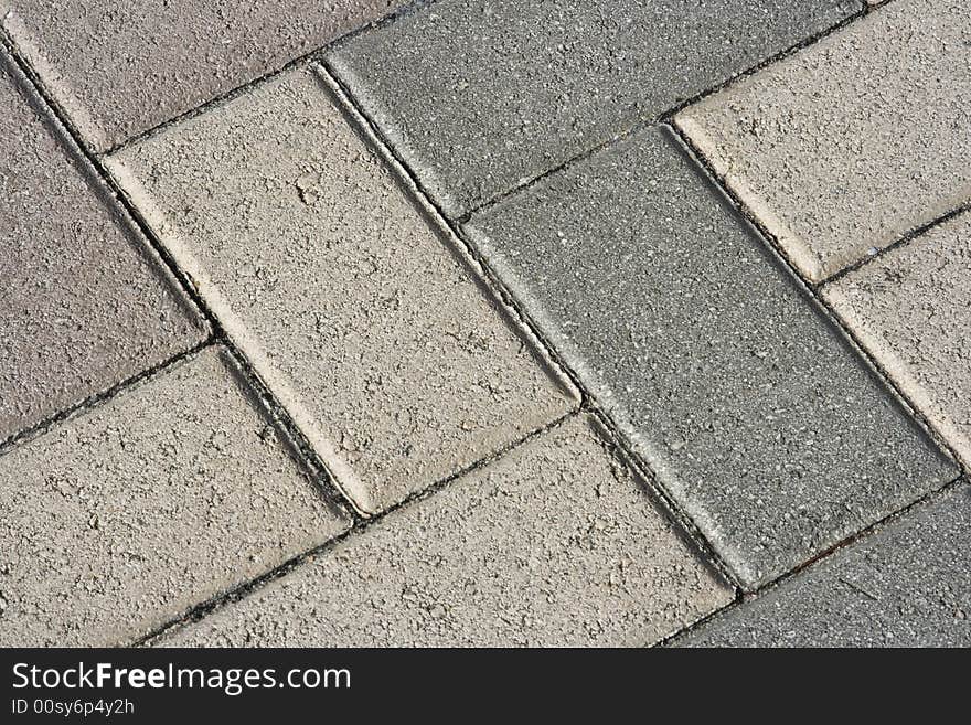 Stone walkway to a  condo complex in Florida