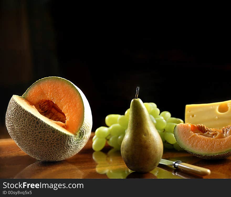 Still Life With Fresh Fruits