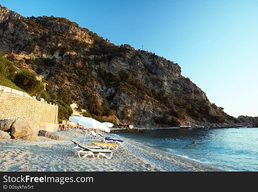 Beach scene