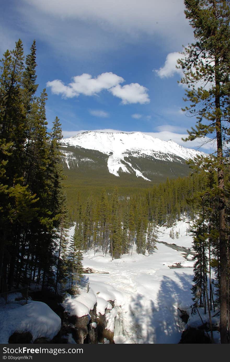 Peaks of snow moutain covered by snow. Peaks of snow moutain covered by snow