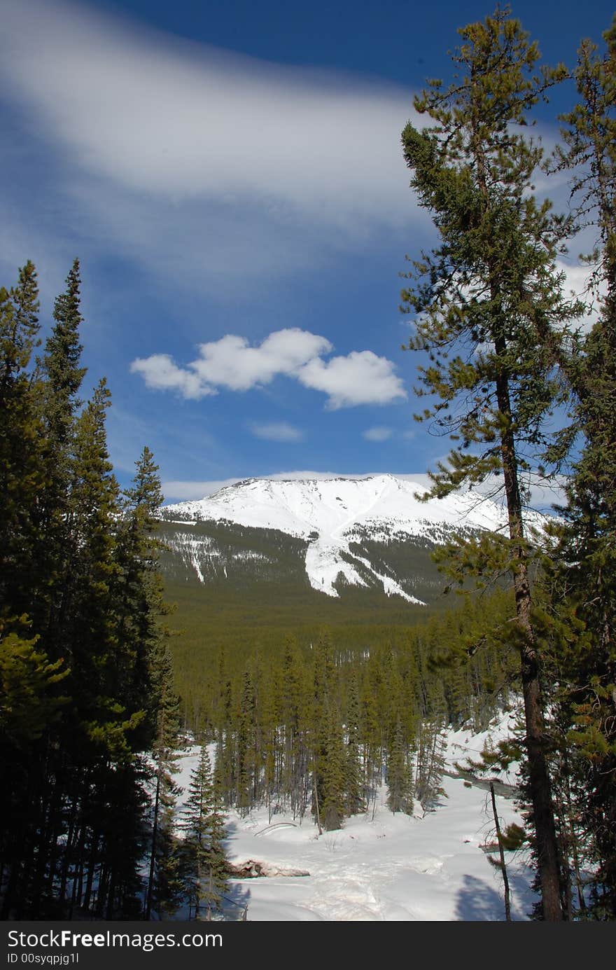 Peaks of snow moutain covered by snow. Peaks of snow moutain covered by snow