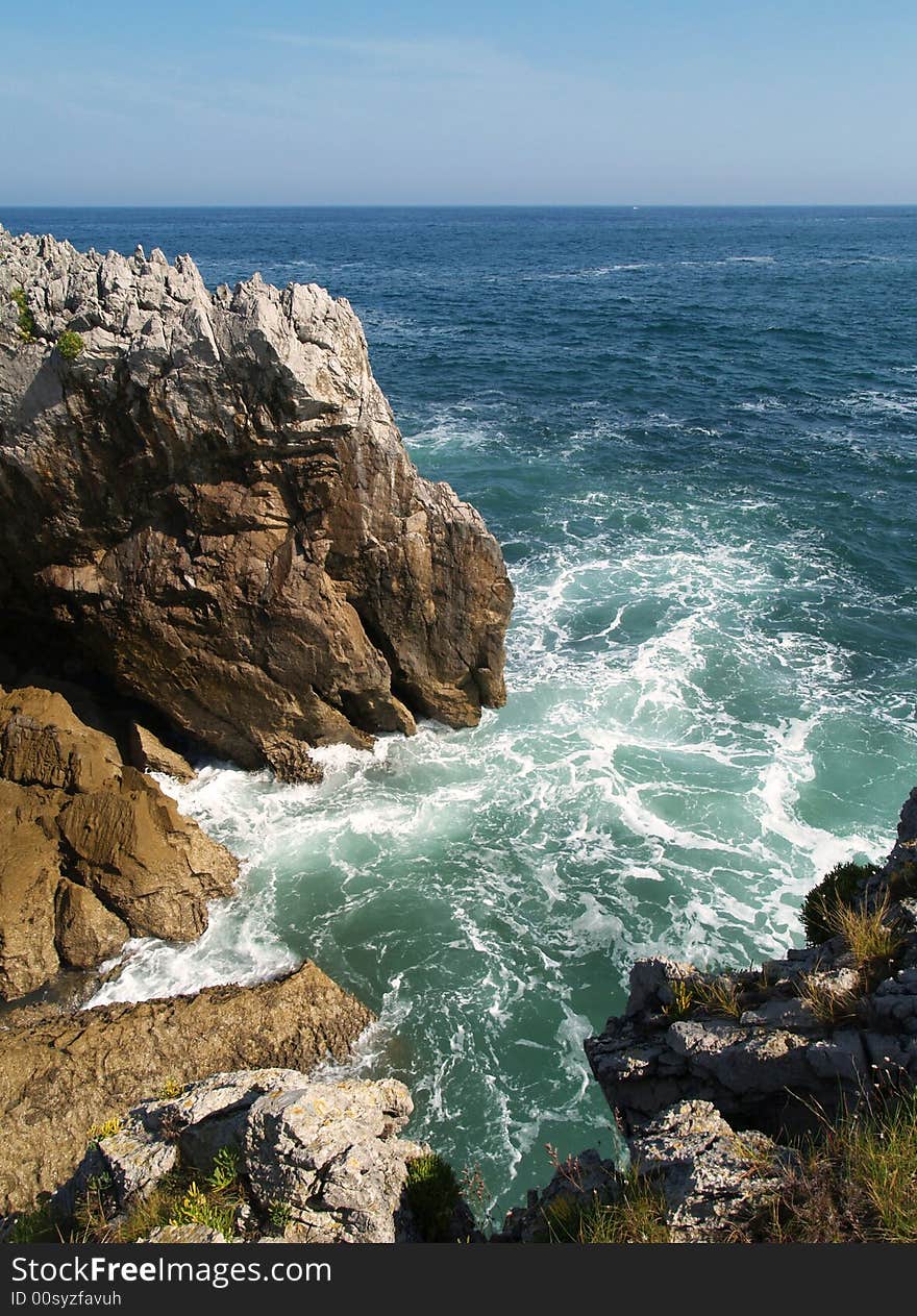 Crag And Ocean