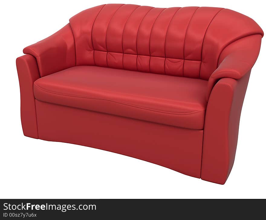 Image of sofa. White background.