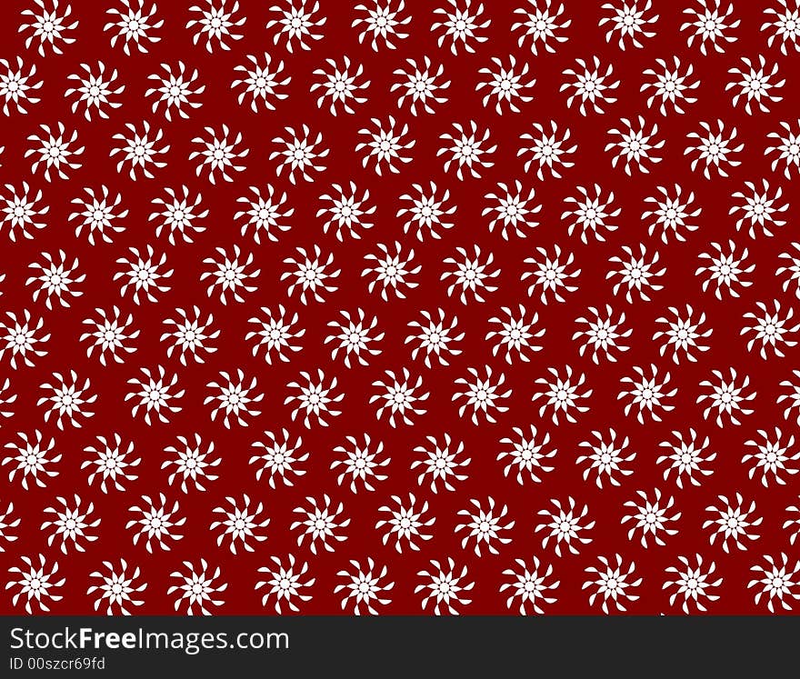 Red and white pattern for clothes