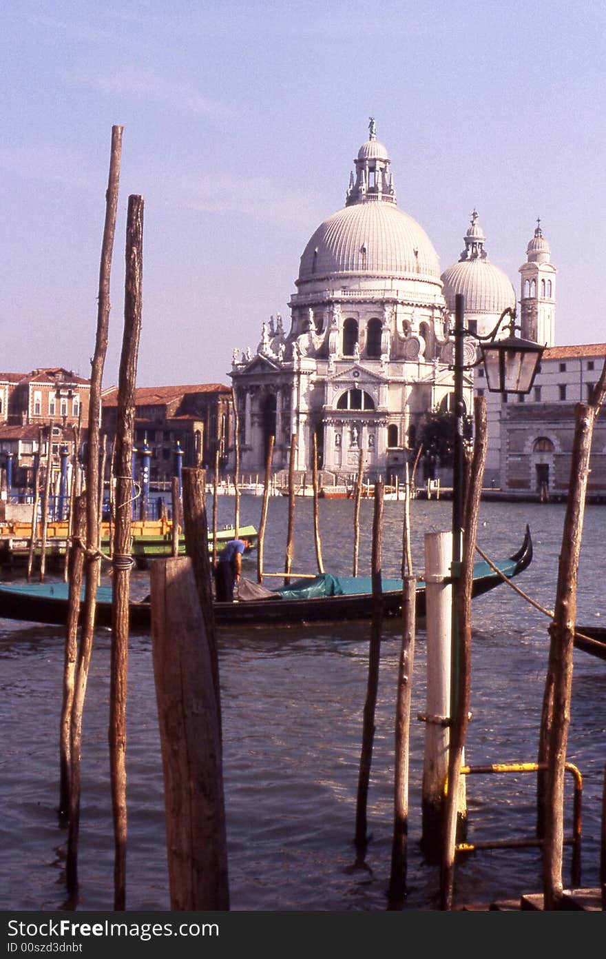 A view of the Great Canal - Venice  - Italy. A view of the Great Canal - Venice  - Italy