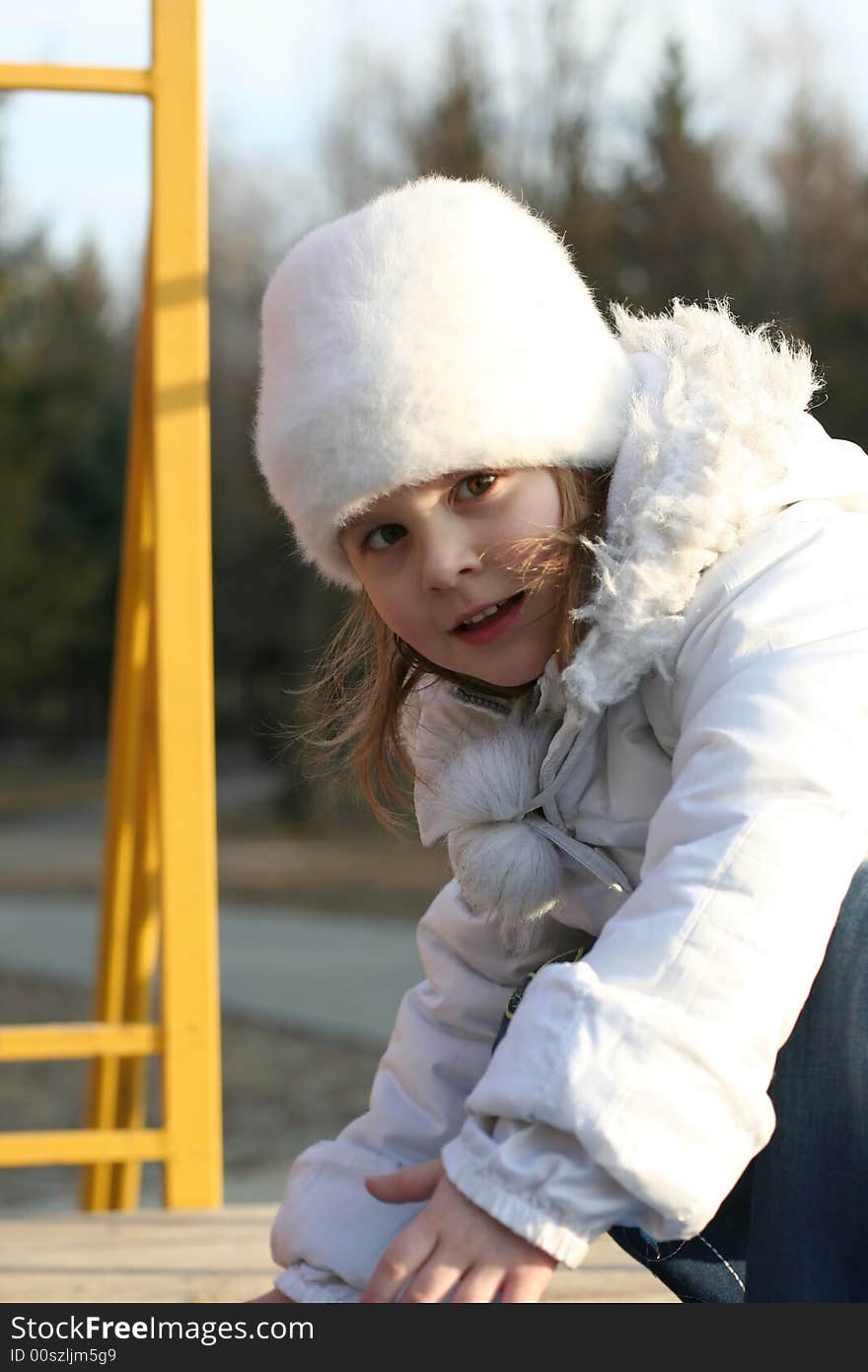 Child on playground