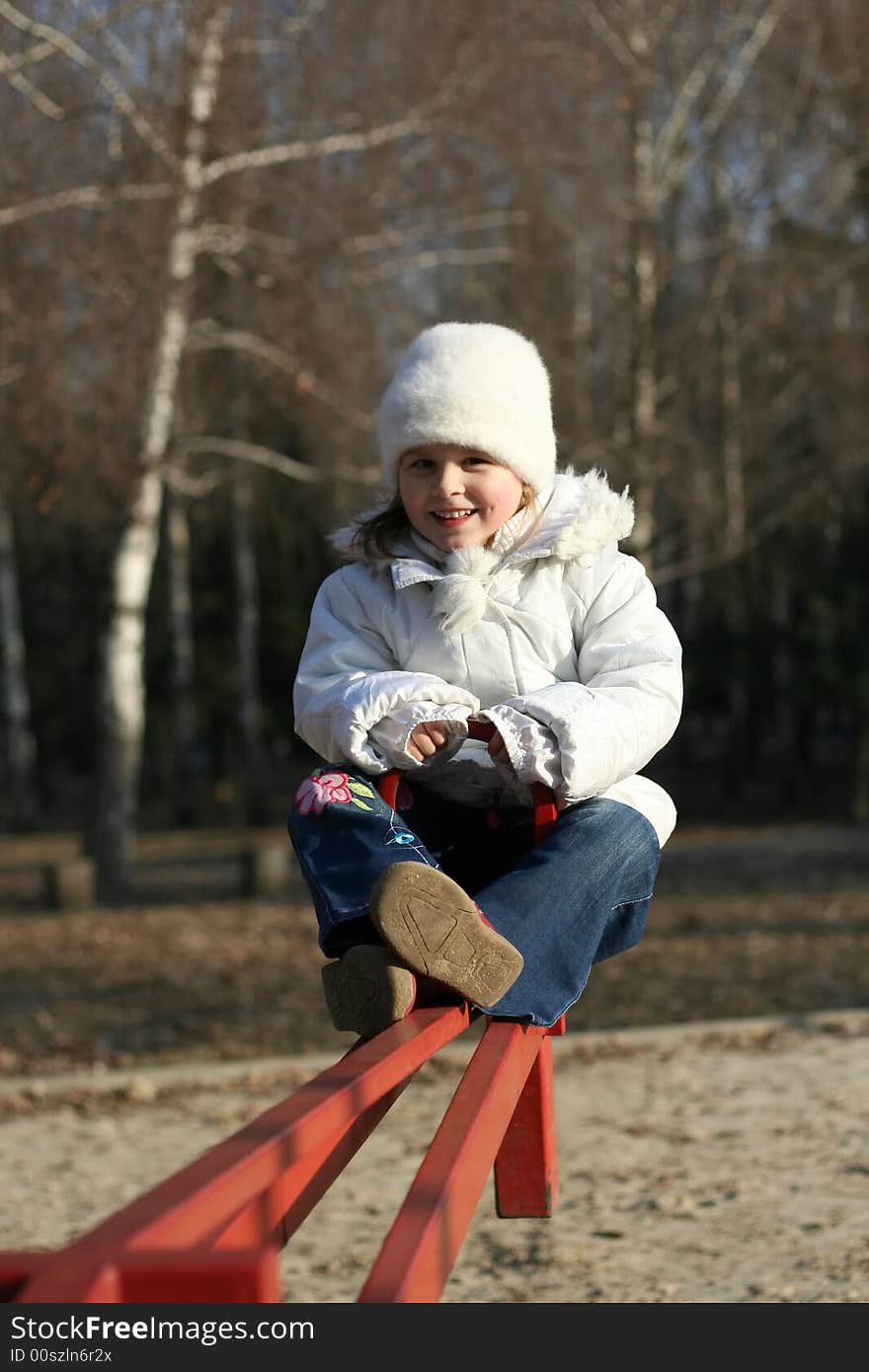 Child on playground