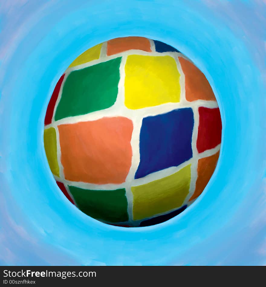 Colored ball