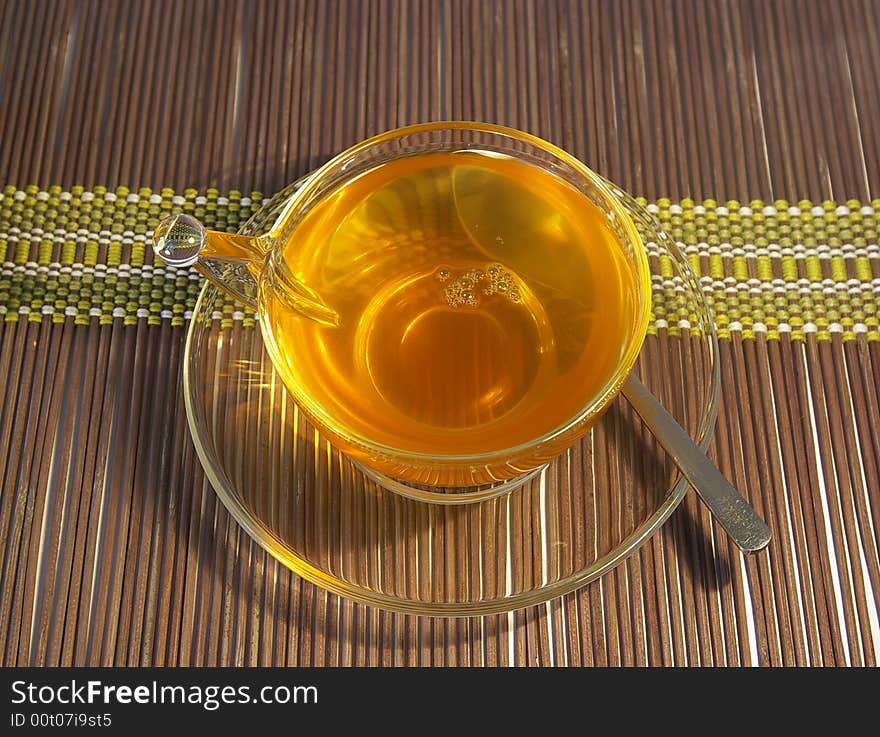 Transparent Cup Of  Tea