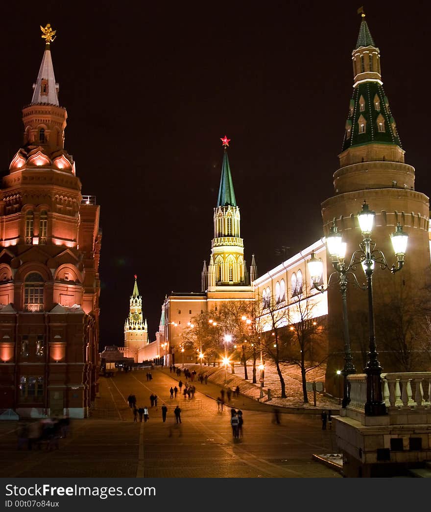 Towers of Kremlin, Moscow