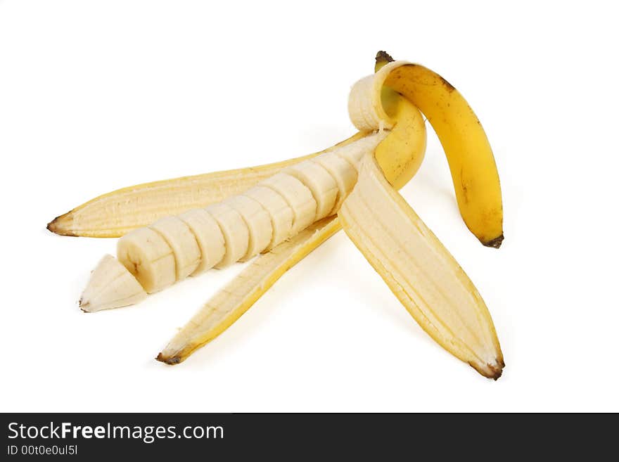 Cutting banana