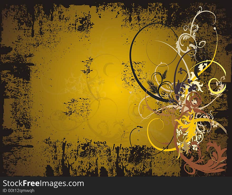 Beautiful grunge background -  illustration. Beautiful grunge background -  illustration