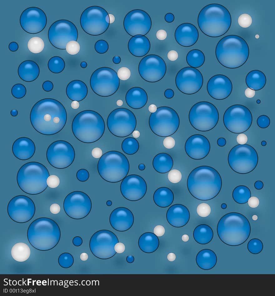 Bubbles Blue