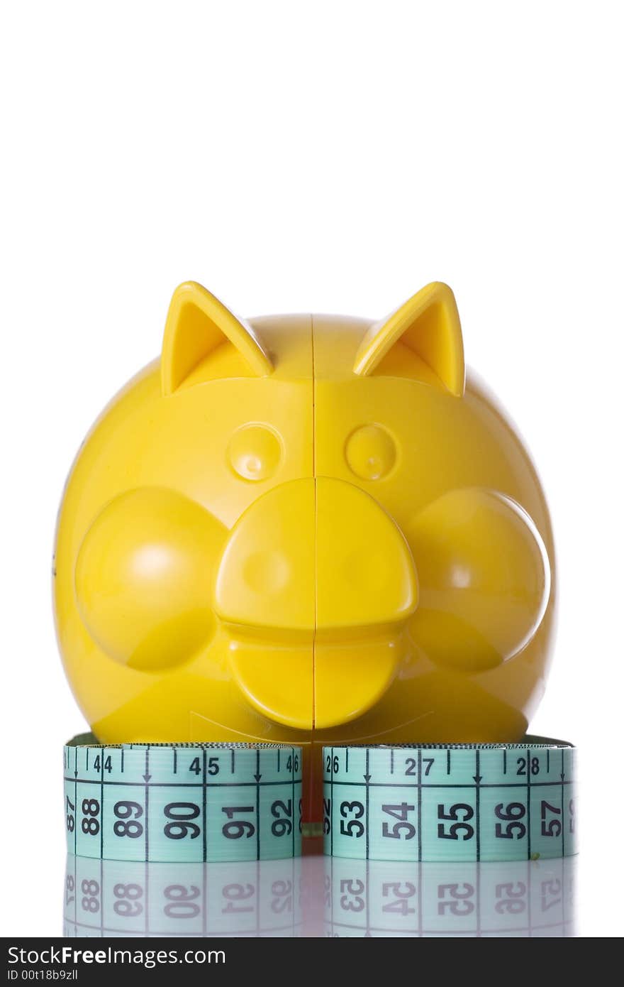 Yellow piggy bank