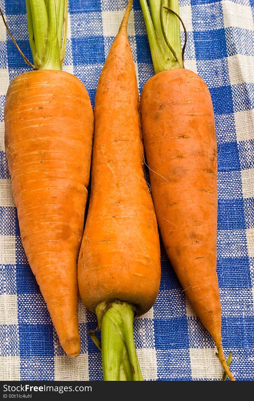 Food series: fresh ripe jrange carrot