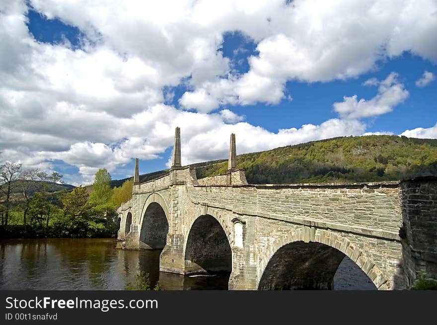 Bridge and the landscape