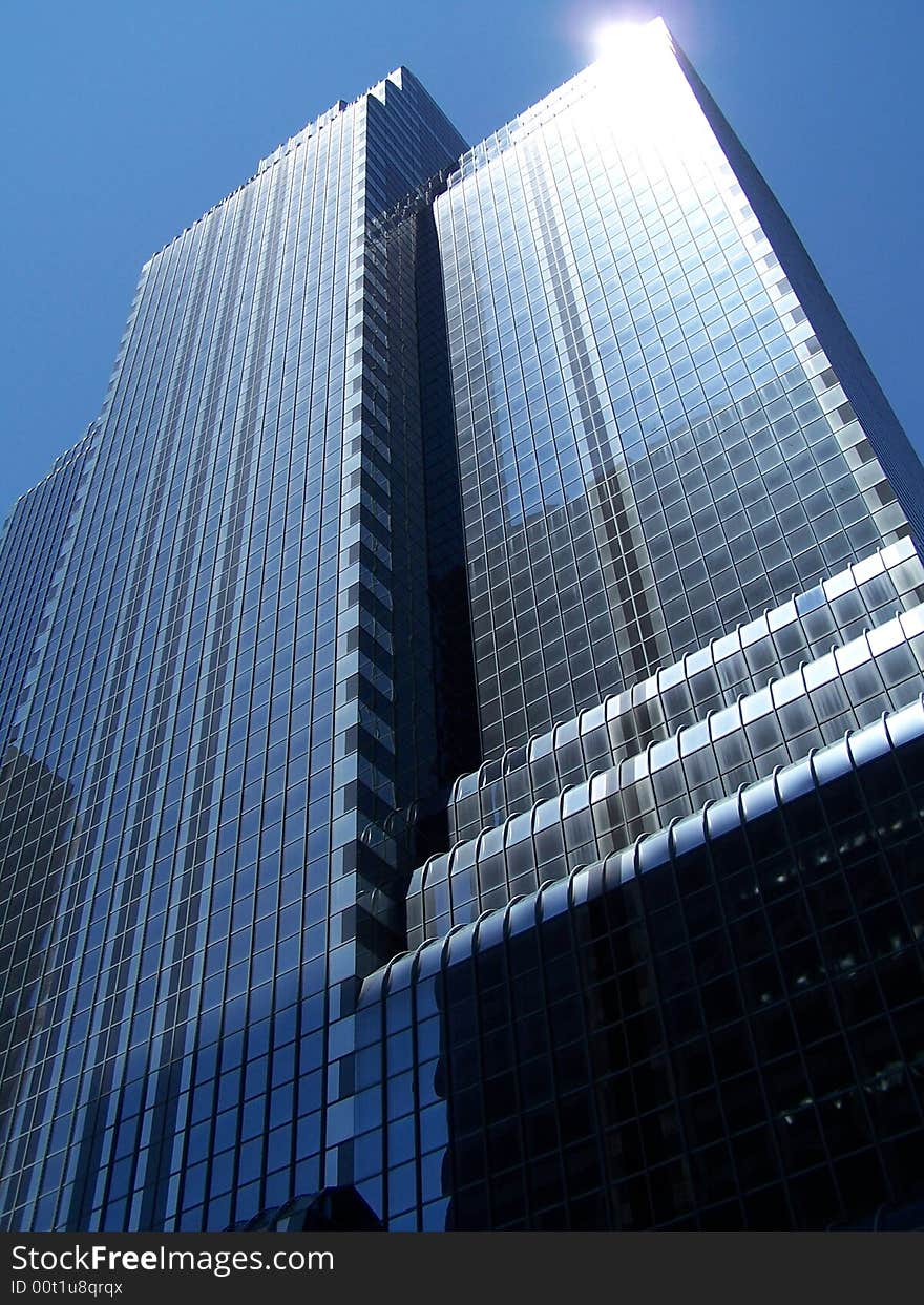 Skyscrapers in downtown Chicago, Illinois. Offices and trade centers.