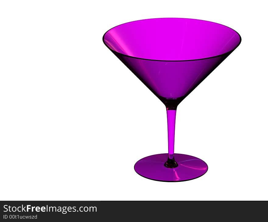 Te 3d purple glass image