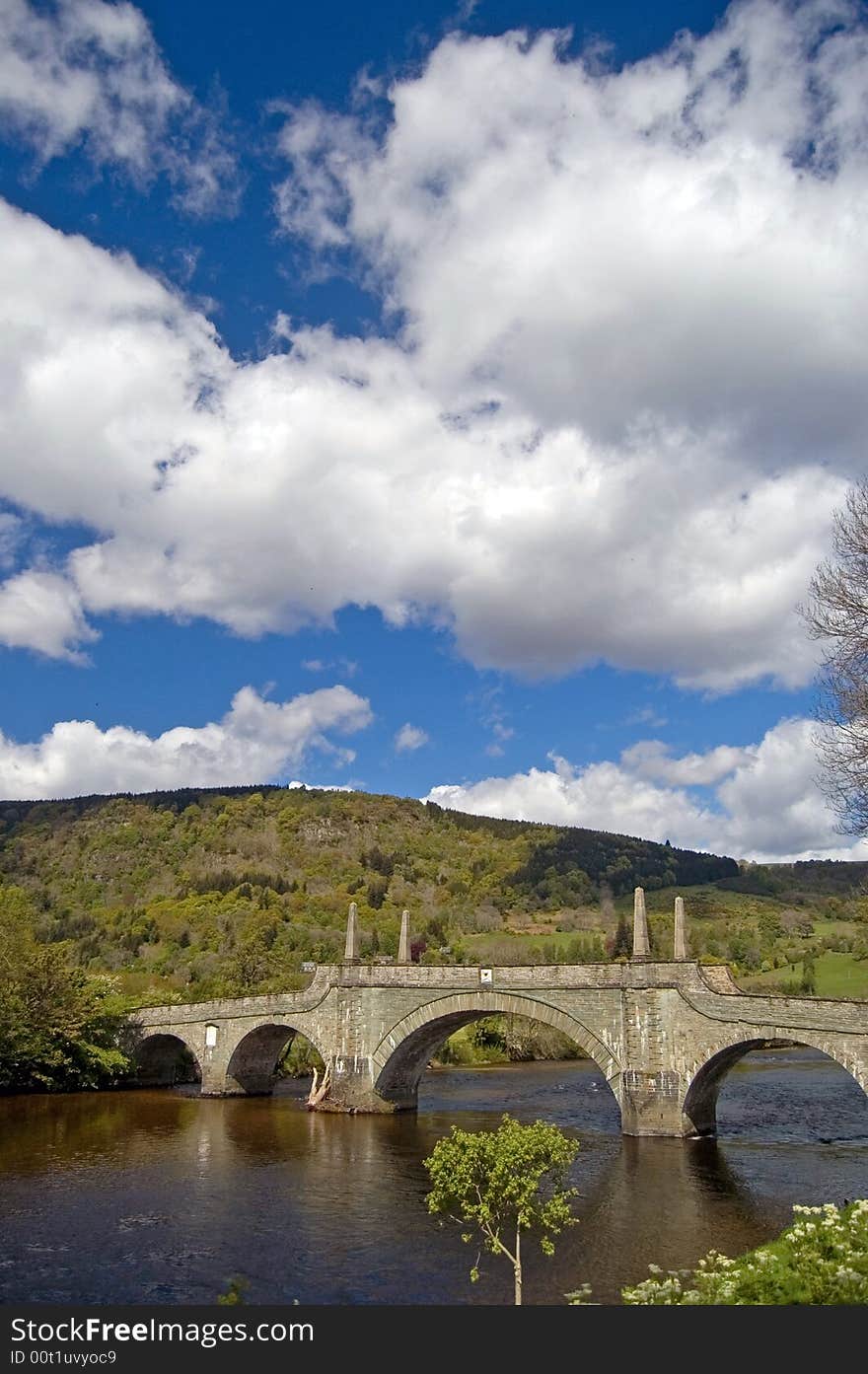 The wade bridge aberfeldy perthshire scotland united kingdom. The wade bridge aberfeldy perthshire scotland united kingdom